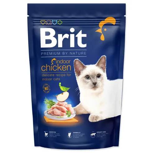 Krmivo Brit Premium by Nature Cat Indoor Chicken 1,5 kg