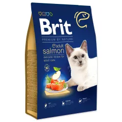 Krmivo Brit Premium by Nature Cat Adult Salmon 8 kg