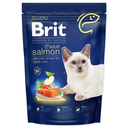 Hrana Brit Premium by Nature Cat Adult Salmon 800 g