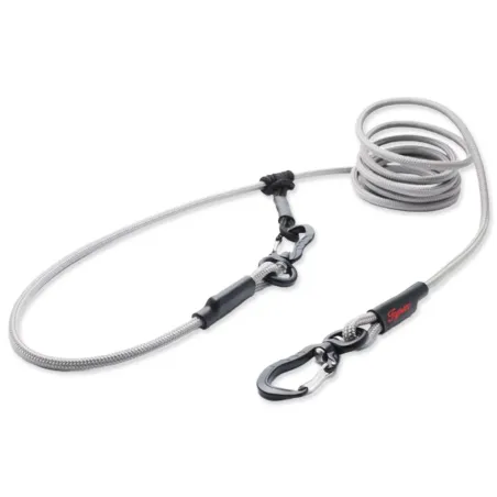 Vrvica za vodenje Tamer Easylong Twist Mini siva 2 m