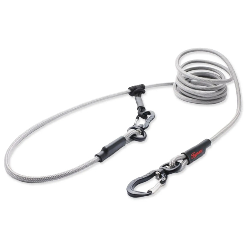 Vrvica za vodenje Tamer Easylong Twist Mini siva 2 m