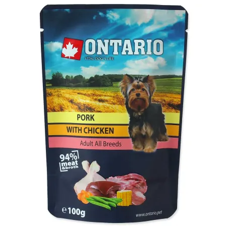 Kapsička Ontario svinjsko s piščancem v juhi 100 g