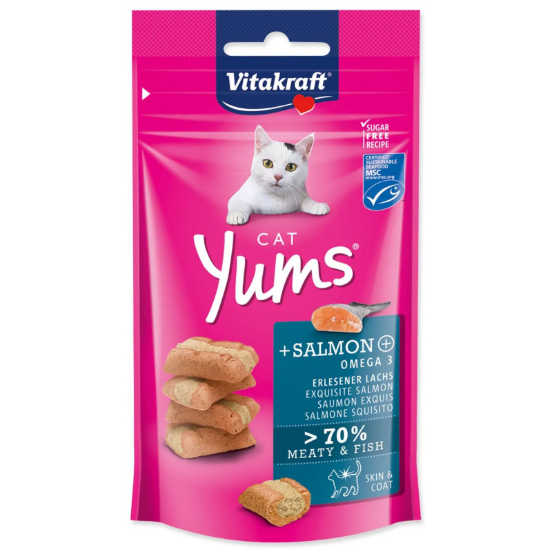 Poslastica Vitakraft Cat Yums losos 40 g