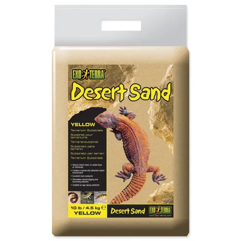 Pesek Exo Terra puščavsko rumen 4,5 kg