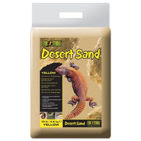 Pesek Exo Terra puščavsko rumen 4,5 kg