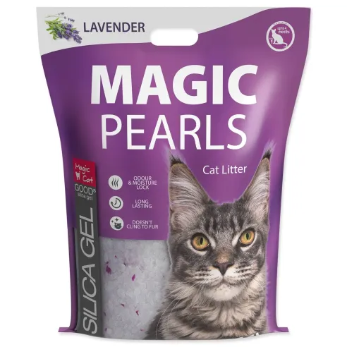 Magic Litter Pearls sivka 16 l