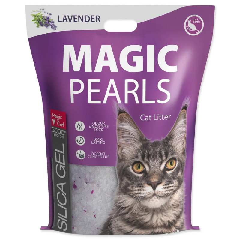 Magic Litter Pearls sivka 16 l