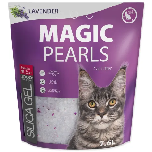 Magic Litter Pearls Levandula z vonjem po sivki 7,6 l