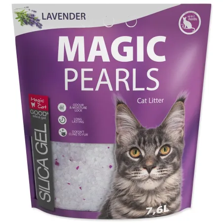 Magic Litter Pearls Levandula z vonjem po sivki 7,6 l