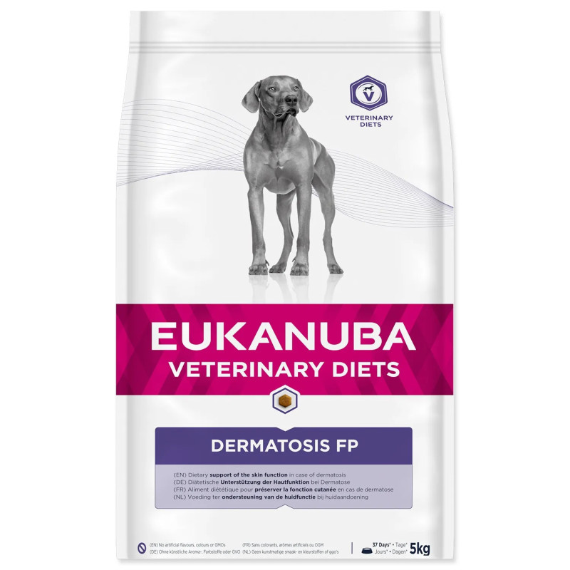 Krmilo EUKANUBA Veterinary Diets Dog Dermatosis FP 5 kg