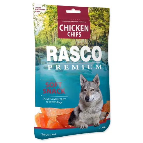 Poslastica Rasco Premium piščančji trakovi 80 g