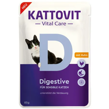 Kapsička Kattovit Vital Care Digestive piščanec 85 g