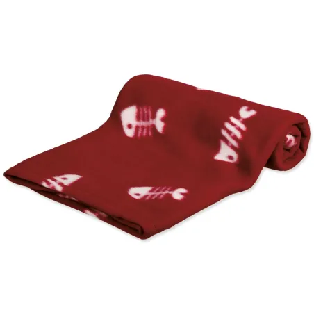 Odeja Trixie Beany bordo/rdeča 100x70cm