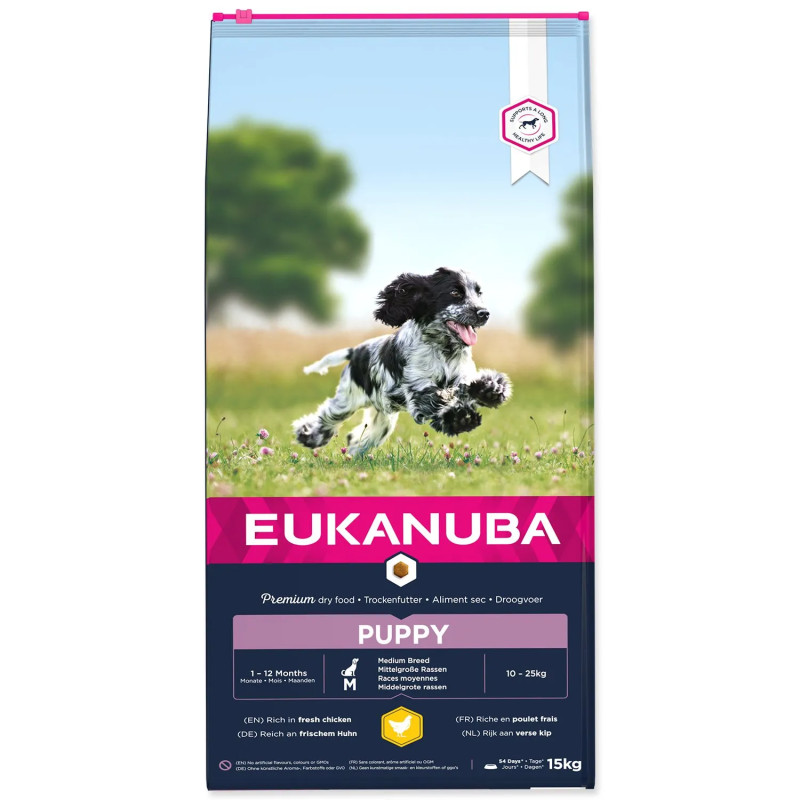 Hrana EUKANUBA Puppy Medium 15kg