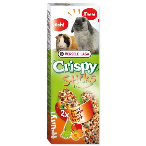 Palčke Versele-Laga Crispy za zajca in morsko prašičko, s sadjem 110 g 2 kosi