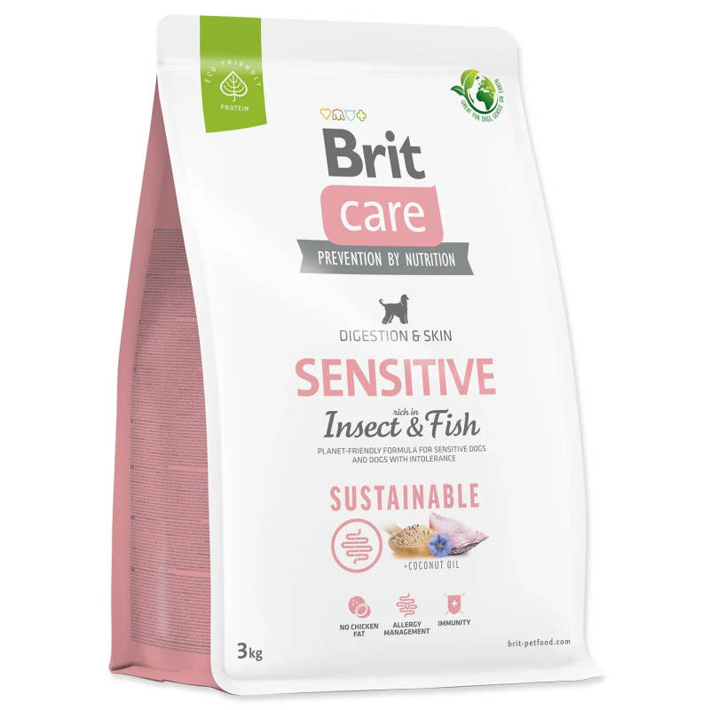 Hrana Brit Care Dog Sustainable Sensitive Insect & Fish 3kg