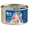 Konzerva Brit Premium by Nature piščanec in govedina 200g
