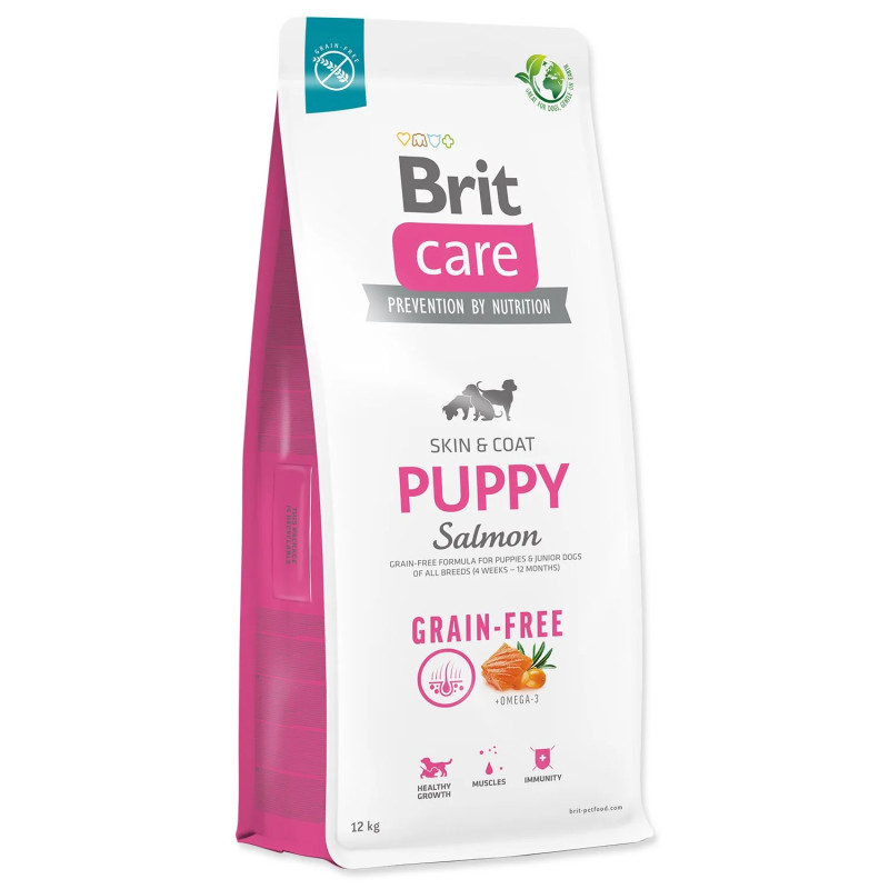 Hrana Brit Care Dog brez žitaric za mladiče, losos 12 kg