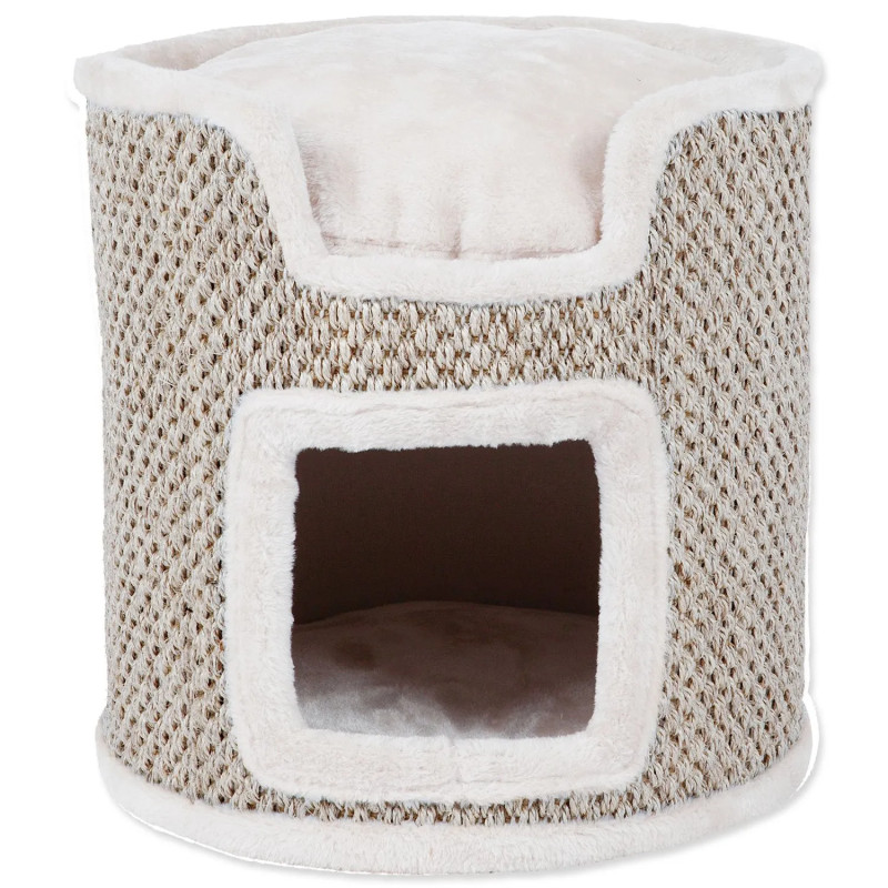 Počivalnik Trixie Ria Cat Tower svetlo siva–naravna 37 cm