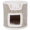 Počivalnik Trixie Ria Cat Tower svetlo siva–naravna 37 cm