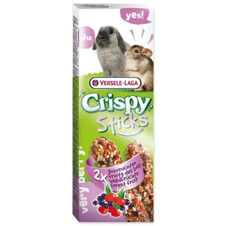 Palčka Versele-Laga Crispy za zajca in činčilo, z gozdnim sadjem 110 g, 2 kosa