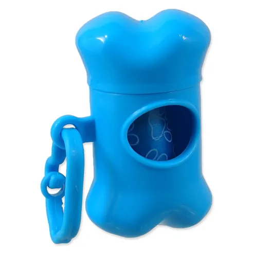 Dozator Dog Fantasy moder z 1 zvitkom po 15 kosov