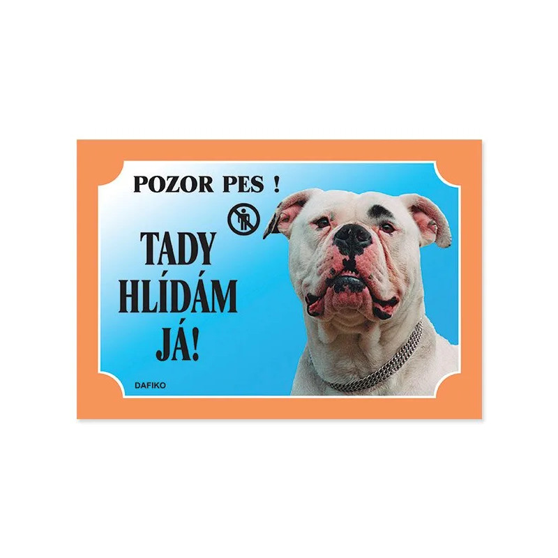 Tabla Dafiko ameriški buldog