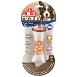 Poslastica 8in1 Triple Flavour žvečilna kost M