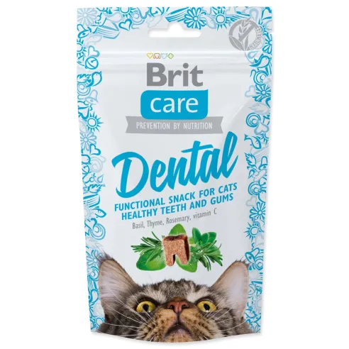 Poslastica Brit Care Cat Snack Dental 50 g