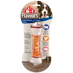Posladek 8in1 Triple Flavour žvečljiva kost L