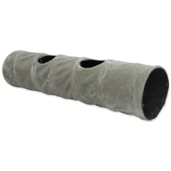 Tunel Magic Cat XL plišast siv 150x35cm