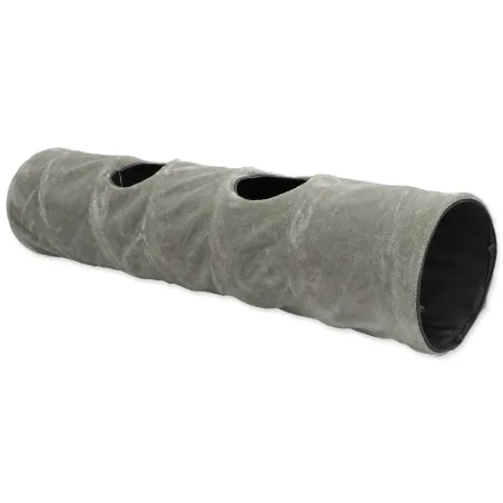 Tunel Magic Cat XL plišast siv 150x35cm
