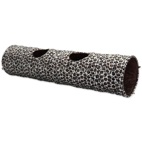 Tunel Magic Cat XL plišast leopard 150x35cm
