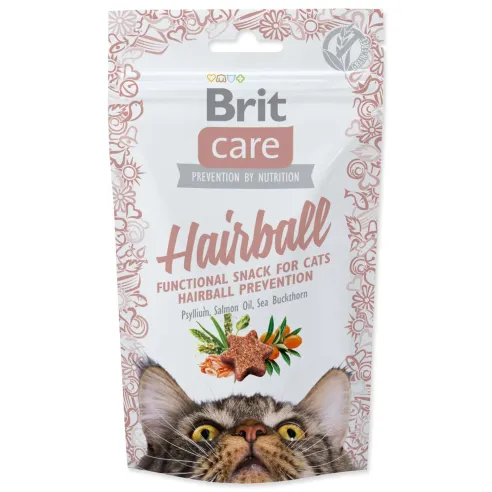 Posladek Brit Care Cat Snack Hairball 50 g