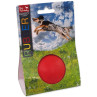 Igrača Dog Fantasy gumijasta žoga za metanje rdeča 6 cm