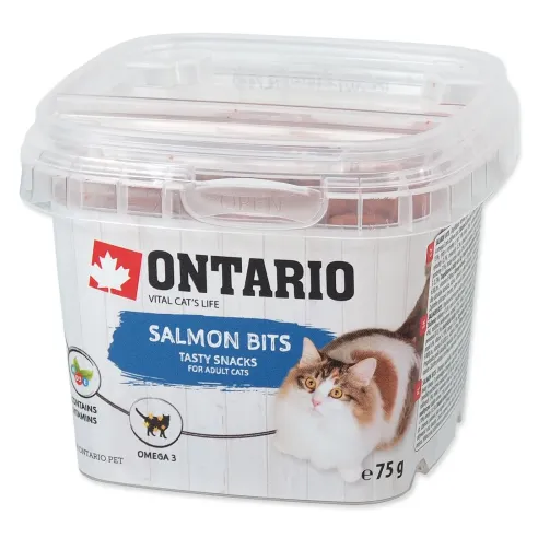 Prigrizek Ontario losos, blazinice 75 g