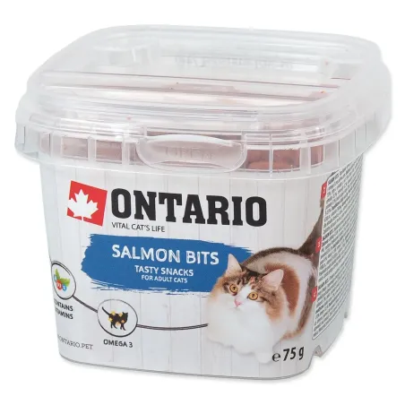 Prigrizek Ontario losos, blazinice 75 g