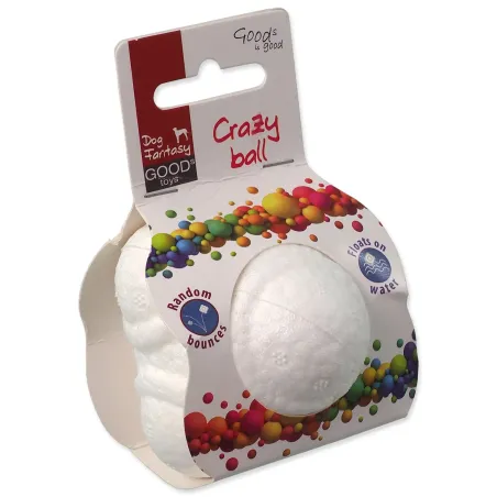 Igrača Dog Fantasy Crazy ball M žoga iz ETPU materiala 6,5 cm