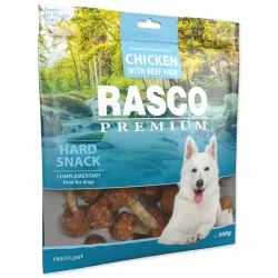 Poslastica Rasco Premium bivolja koža obložena s piščančjim mesom, palčke 500 g