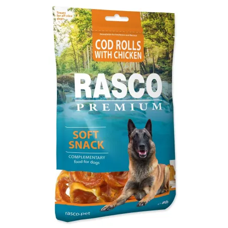 Posladek Rasco Premium trska obložena s piščančjim mesom, rolice 80 g