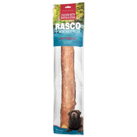 Poslastica Rasco Premium bivolska koža obložena s piščančjim mesom, palčke 41cm 170g