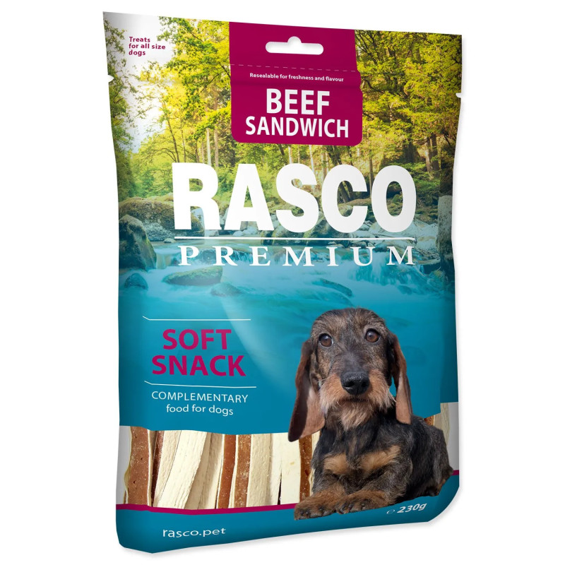 Poslastica Rasco Premium govedina s trsko, sendvič 230 g