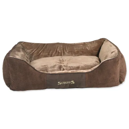 Ležalnik Scruffs Chester Box Bed čokoladni XL 90x70cm