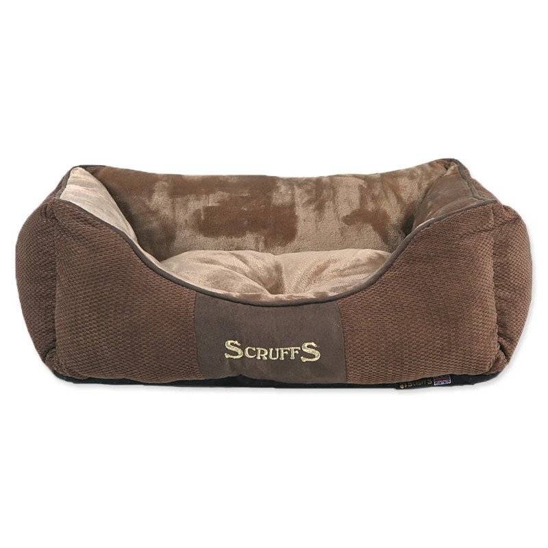 Ležišče Scruffs Chester Box Bed čokoladno S 50x40cm