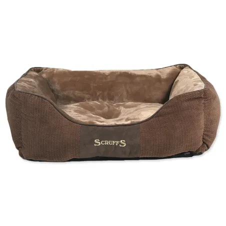 Ležalnik Scruffs Chester Box Bed čokoladni M 60x50cm