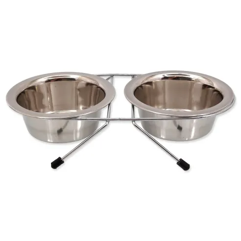 Stojan Dog Fantasy inox komplet 13 cm 2x0,38 l