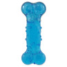 Igrača Dog Fantasy STRONG kost z vonjem po slanini modra 12,5 cm