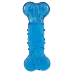 Igrača Dog Fantasy STRONG kost z vonjem po slanini modra 15 cm