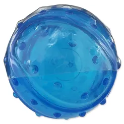 Igrača Dog Fantasy STRONG žoga z vonjem po slanini modra 8cm