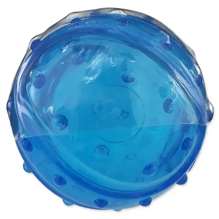 Igrača Dog Fantasy STRONG žoga z vonjem po slanini modra 8cm